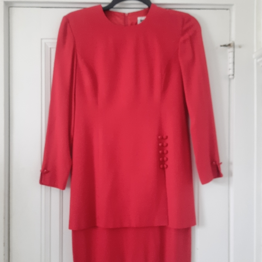 Lois synder Daini Max Red zipper dress